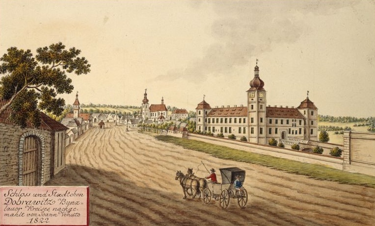 Zámek Dobrovice 1822, Johann Venuto