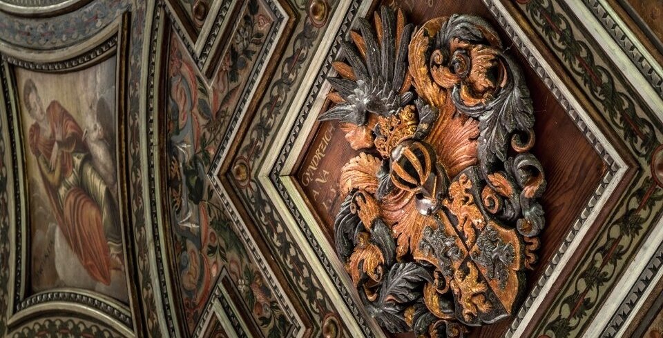 Hrad Švihov, Jižní palác, Detail stropu | © Jiří Strašek Hrad Švihov, Jižní palác, Detail stropu | © Jiří Strašek