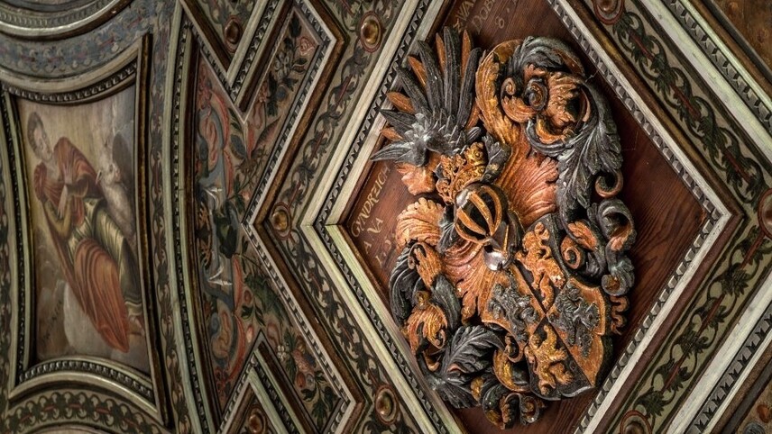 Hrad Švihov, Jižní palác, Detail stropu | © Jiří Strašek Hrad Švihov, Jižní palác, Detail stropu | © Jiří Strašek