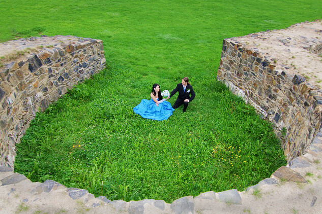 Svatby - hrad Švihov - ukázka svatby na hradě