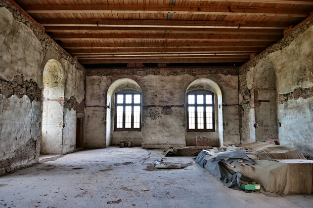 Hrad Švihov, Sál ve druhém patře severního paláce