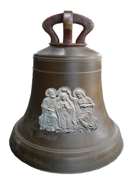 Odlévání zvonu - hrad Švihov - 2016 - Fotomontáž výsledné podoby zvonu