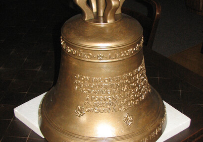 Hrad Švihov - Odlévání zvonu - Sádrový model zvonu